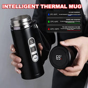 Stainless Steel Thermos Vacuum Flask With LED Temperature Display 500ml To 1L Sus304 Tea Water Bottle Portable