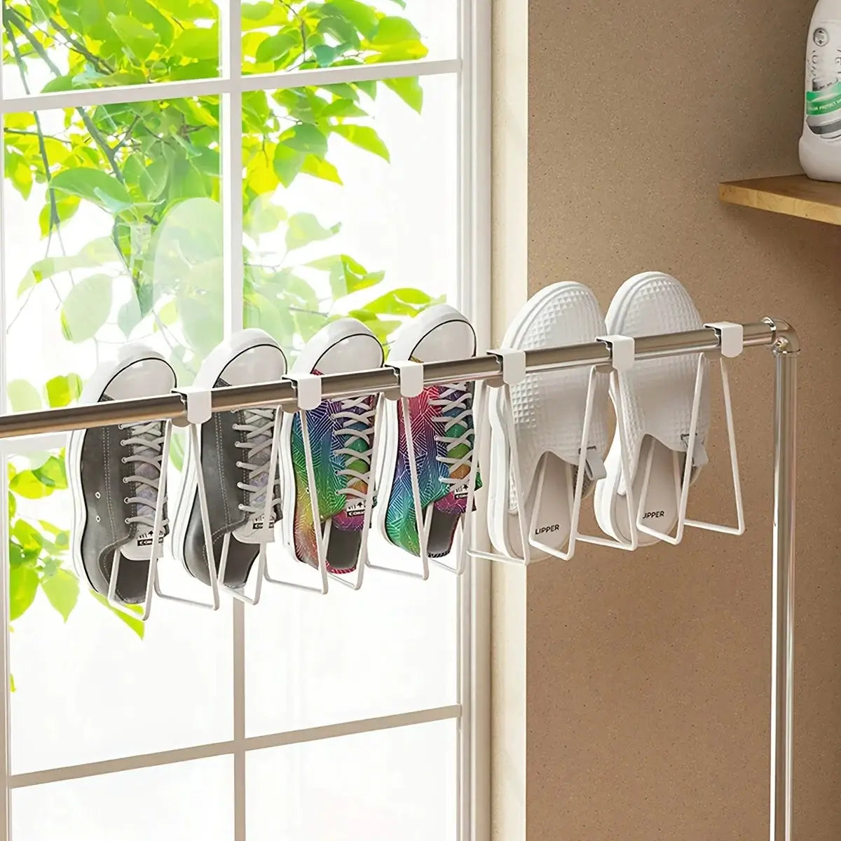 Easy Install Wall Mount Toilet Paper Holder With Painted Finish No Drill Design Space Saving Bathroom Tissue Roll Hanger