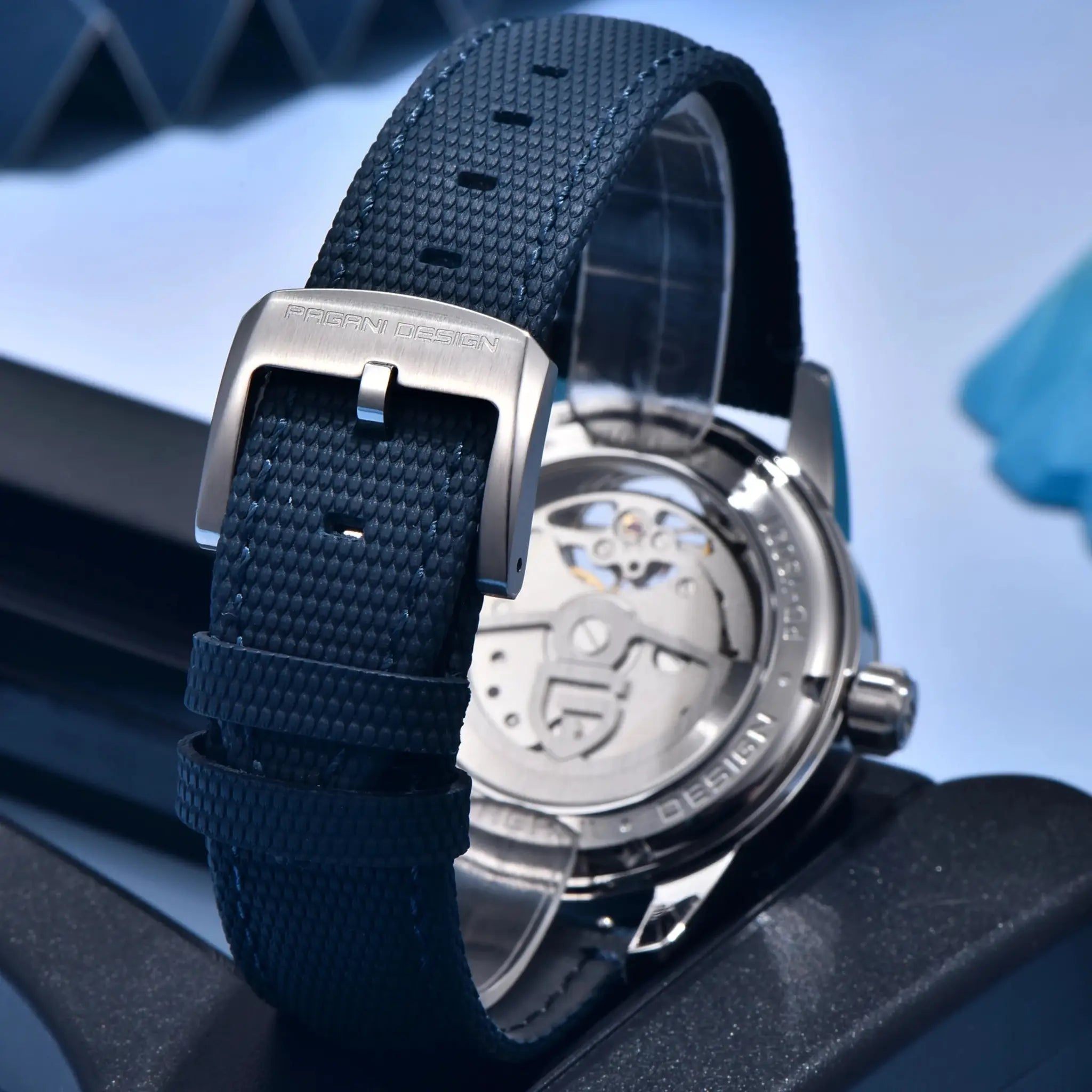 Pagani Design 2026 Mens Mechanical Watch E3255Y 41mm Sapphire Crystal Stainless Steel Calendar Waterproof Reloj Hombre
