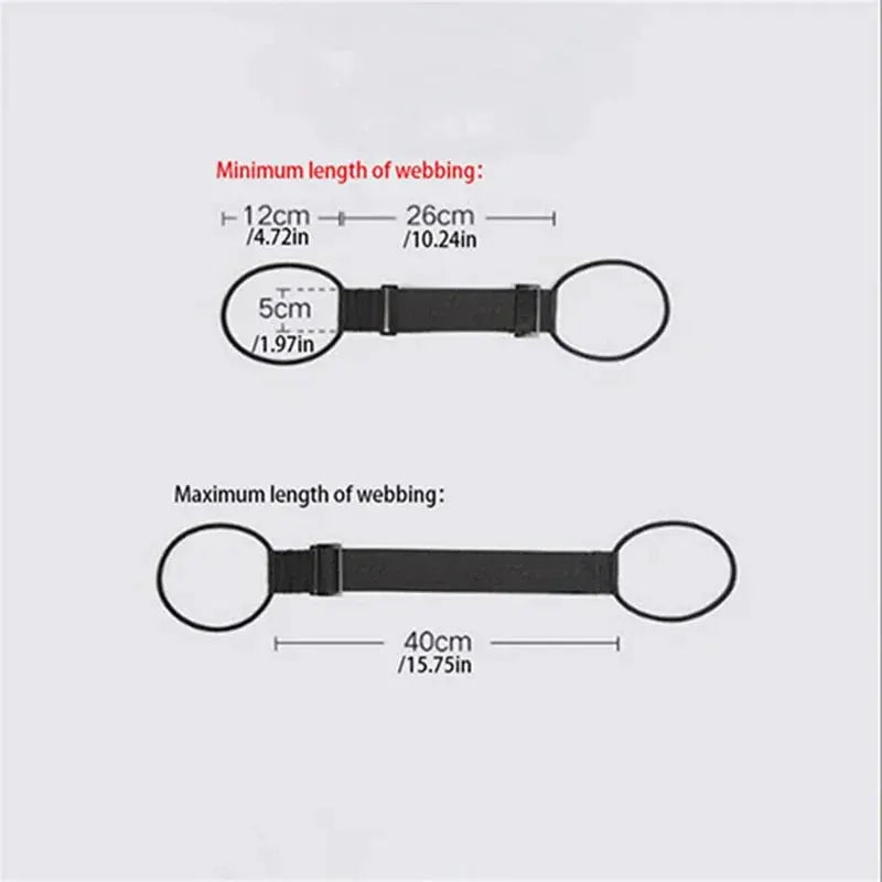 TravelEase Adjustable Luggage Strap Carrier For Secure Tie Down On Suitcases And Carry Ons