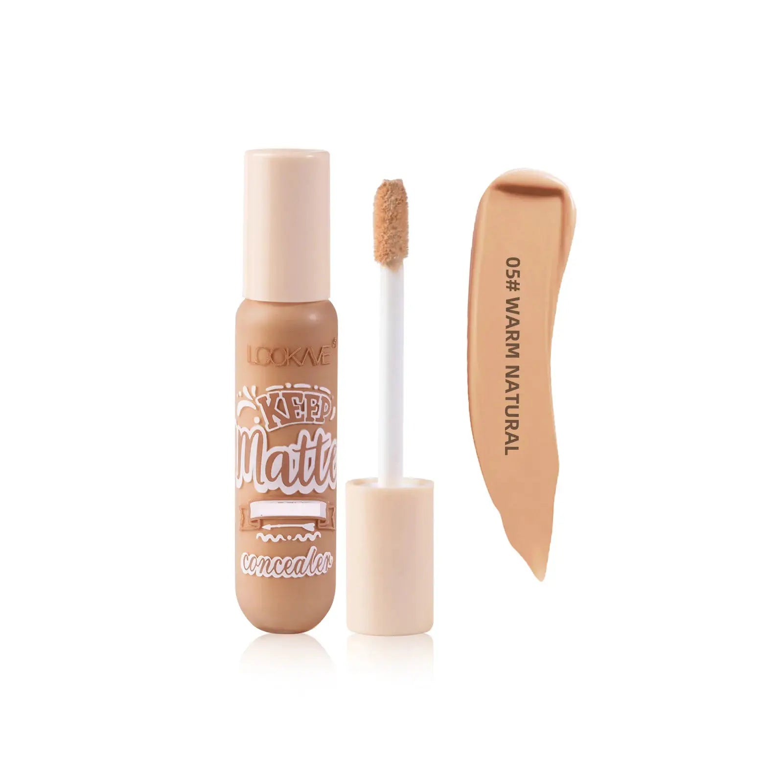 Liquid Concealer Stick Foundation 6 Color Moisturizing Full Coverage for Acne and Dark Circles Natural Matte Makeup