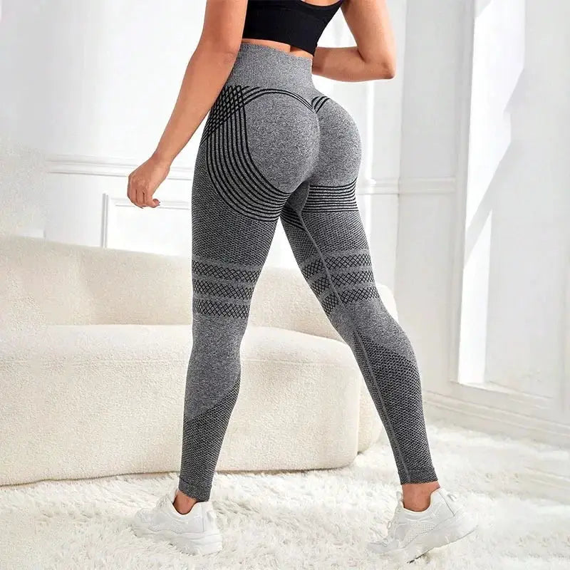 VitalFit Seamless Knit Leggings For Women High Waist Booty Lift Quick Dry Breathable Yoga Pants