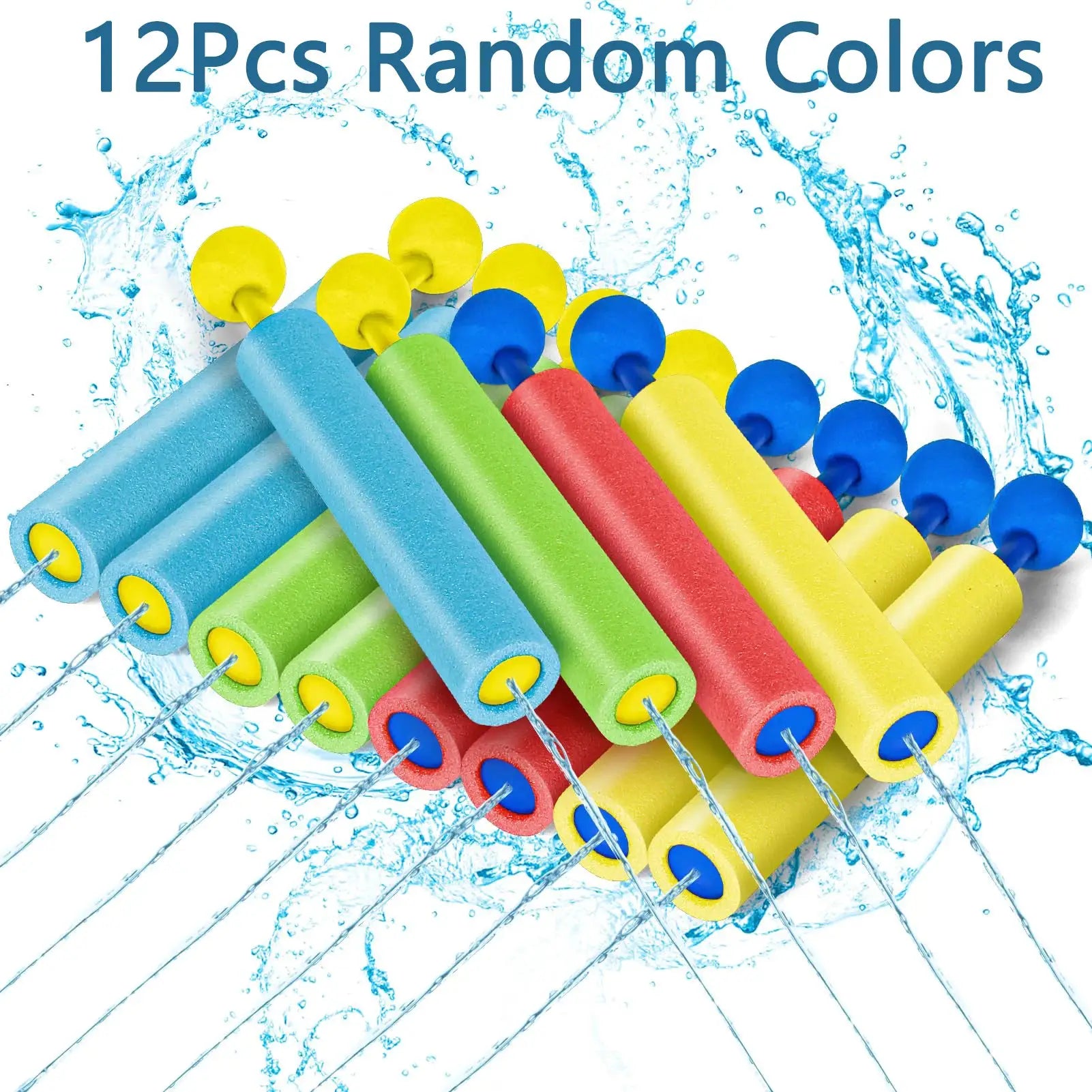 10 Pack Water Guns for Kids Summer Foam Water Gun Toys Squirter Soaker Blaster for Pool Beach Games