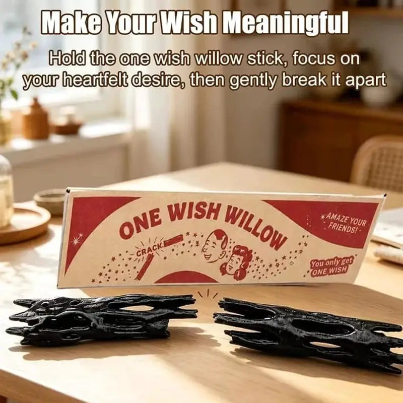 Wish Willow snap sticks with box by Simples Market; two black 3D-printed sticks