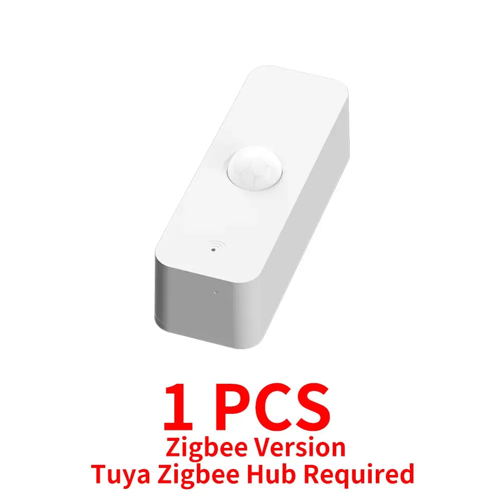 White Tuya Zigbee PIR motion sensor for home safety