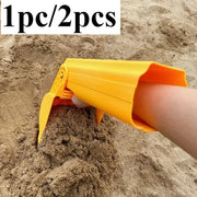 Pro Sand And Snow Shovel 1pc 2pcs Vibrant Orange Beach Digging Tool For Kids And Adults Heavy Duty Plastic Snow Toy