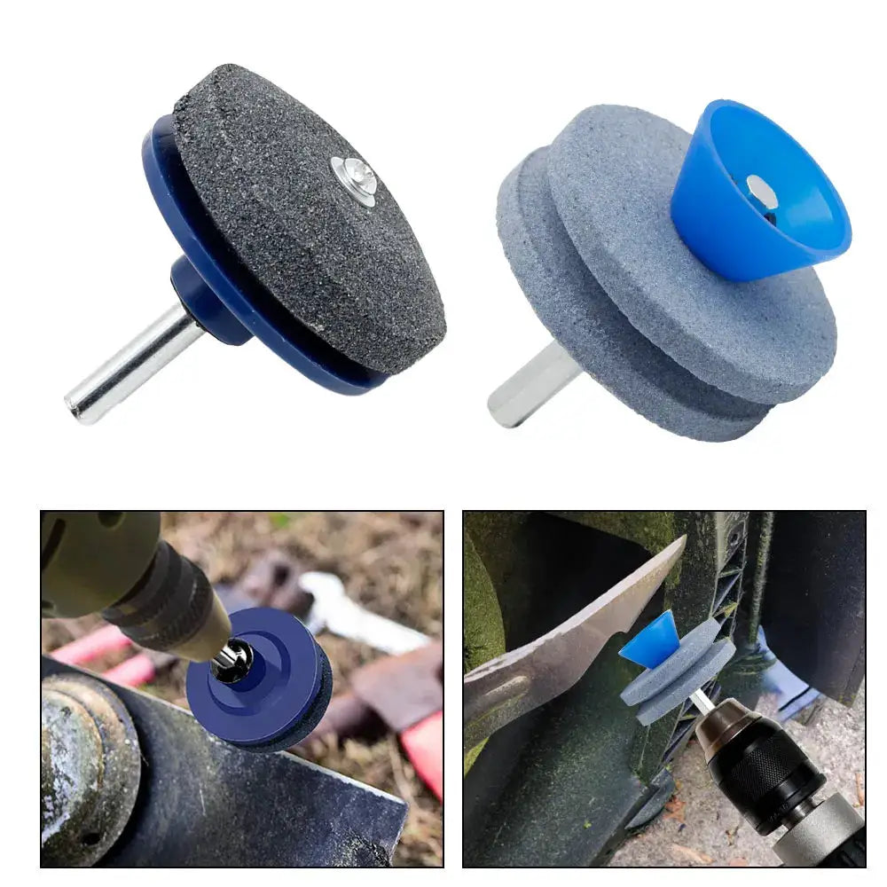 Diamond Grinding Stone For Mower Blade Sharpener Wear Resistant Grinding Head Compatible With Electric And Hand Drills