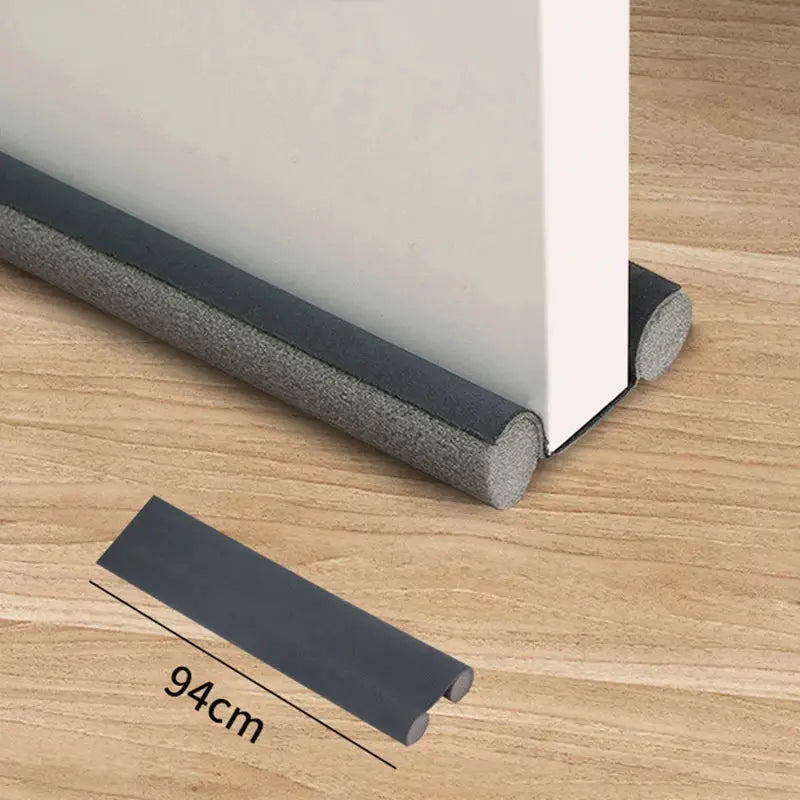 2 In 1 Flexible Under Door Bottom Draft Stopper Seal Strip Weather Strip Thicker Anti Cold Gap Blocker For Doors