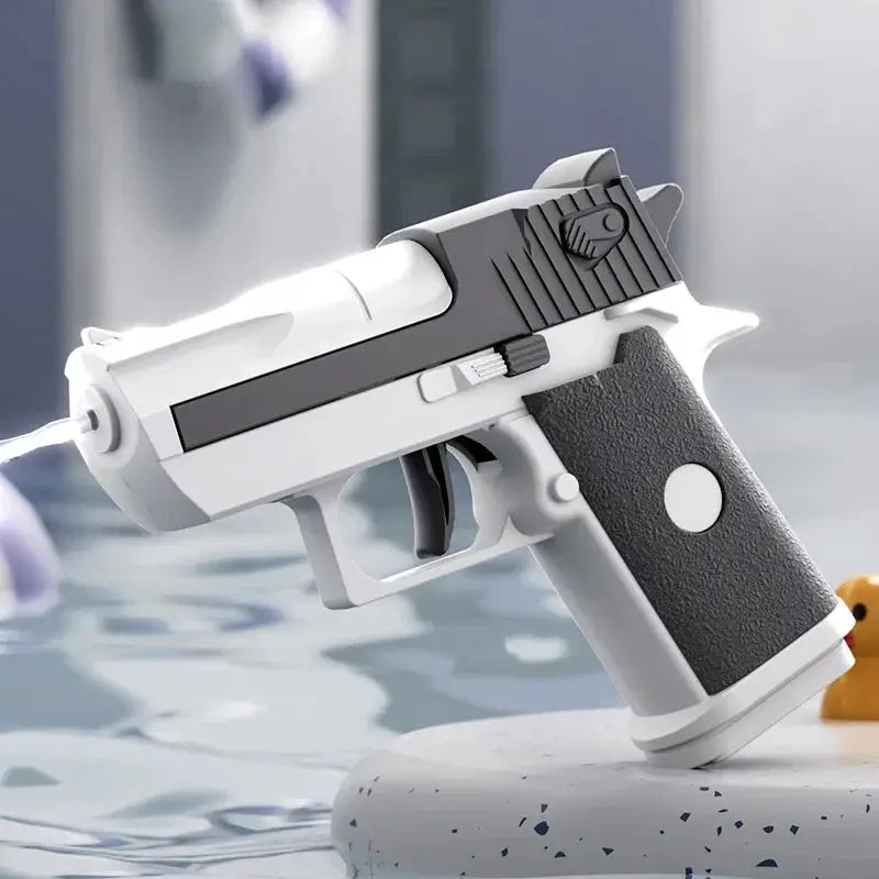 Mini Water Pistol Mechanical Continuous Firing Water Gun For Summer Pool Parties Outdoor Games