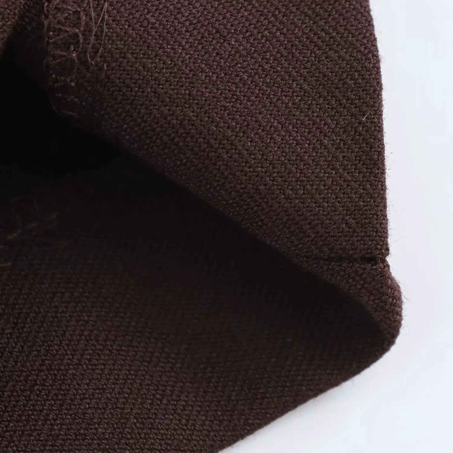 KONDALA brown knit blazer fabric close-up, Simples Market