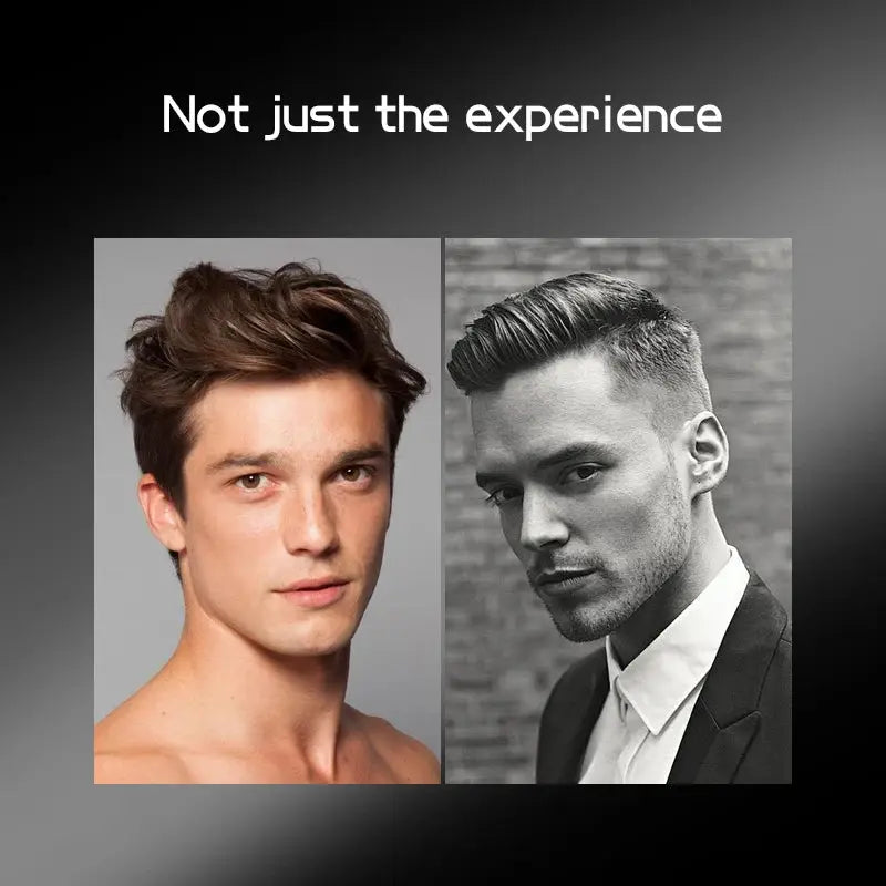 VGR 360 Hair Trimmer by Simples Market promo banner with two male portraits