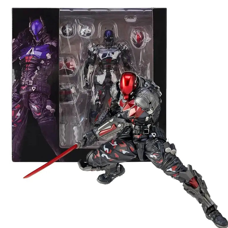 Yamaguchi Arkham Knight Batman Action Figure With Red Hood Robin Jason Todd Figuarts Game Model Collectible Toy