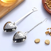 Heart Shaped Tea Strainer Fine Mesh Stainless Steel Tea Infuser For Loose Leaf Tea Makers Kitchen Accessories