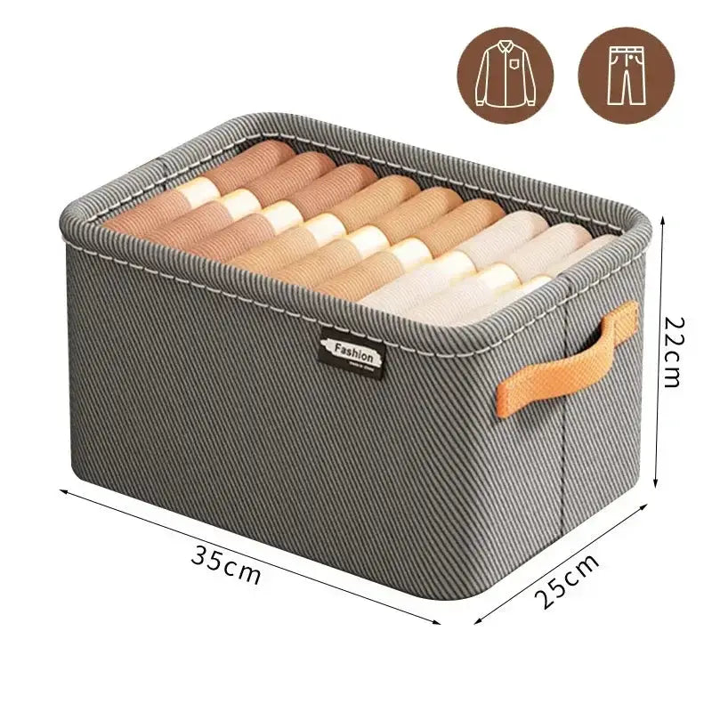 Heavy Duty Clothes Organizer For Wardrobe Storage Cabinets And Drawers To Store Pants Sweaters Jeans And More