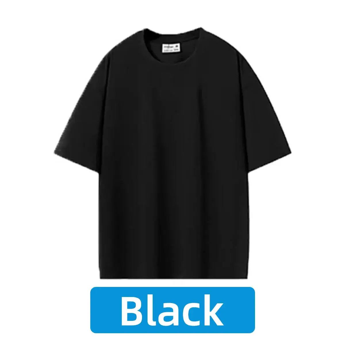 100 Percent Cotton T Shirt Round Neck Short Sleeved For Men And Women Casual Loose Fit Solid Color Summer