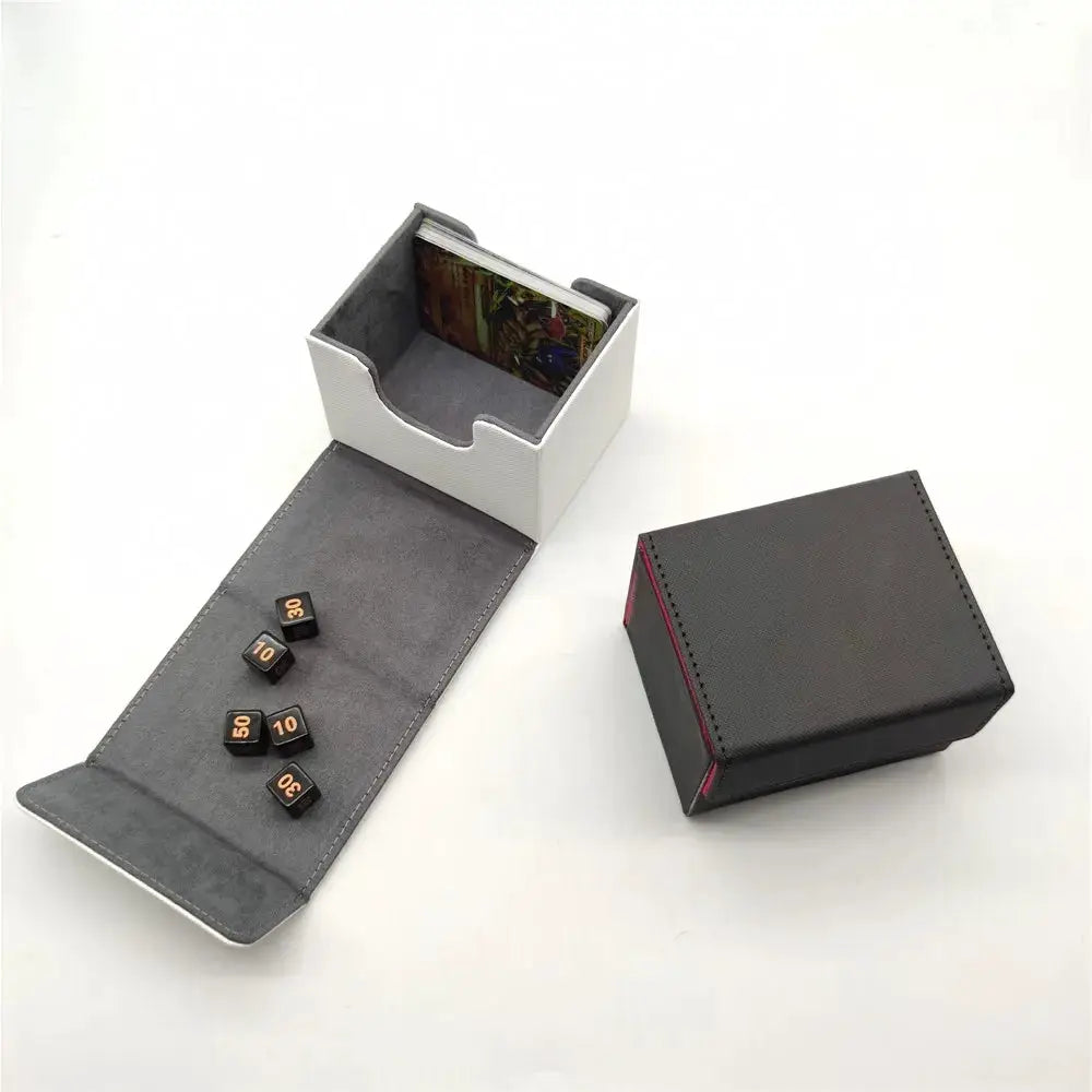 Over 100 Trading Card Deck Box Storage Organizer Case For Collectible Cards And Protectors