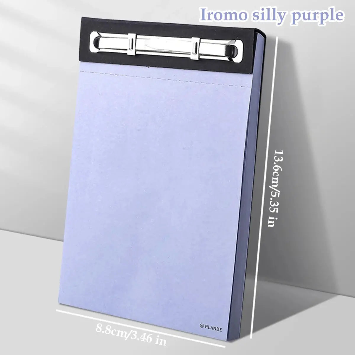 Plande pocket notepad, purple cover, 75 sheets for student notes