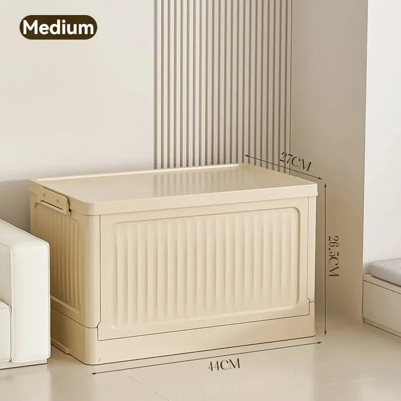 Folding Storage Box With Lid Multifunction Foldable Organizer Container For Home Car Trunk Travel Sundries Storage