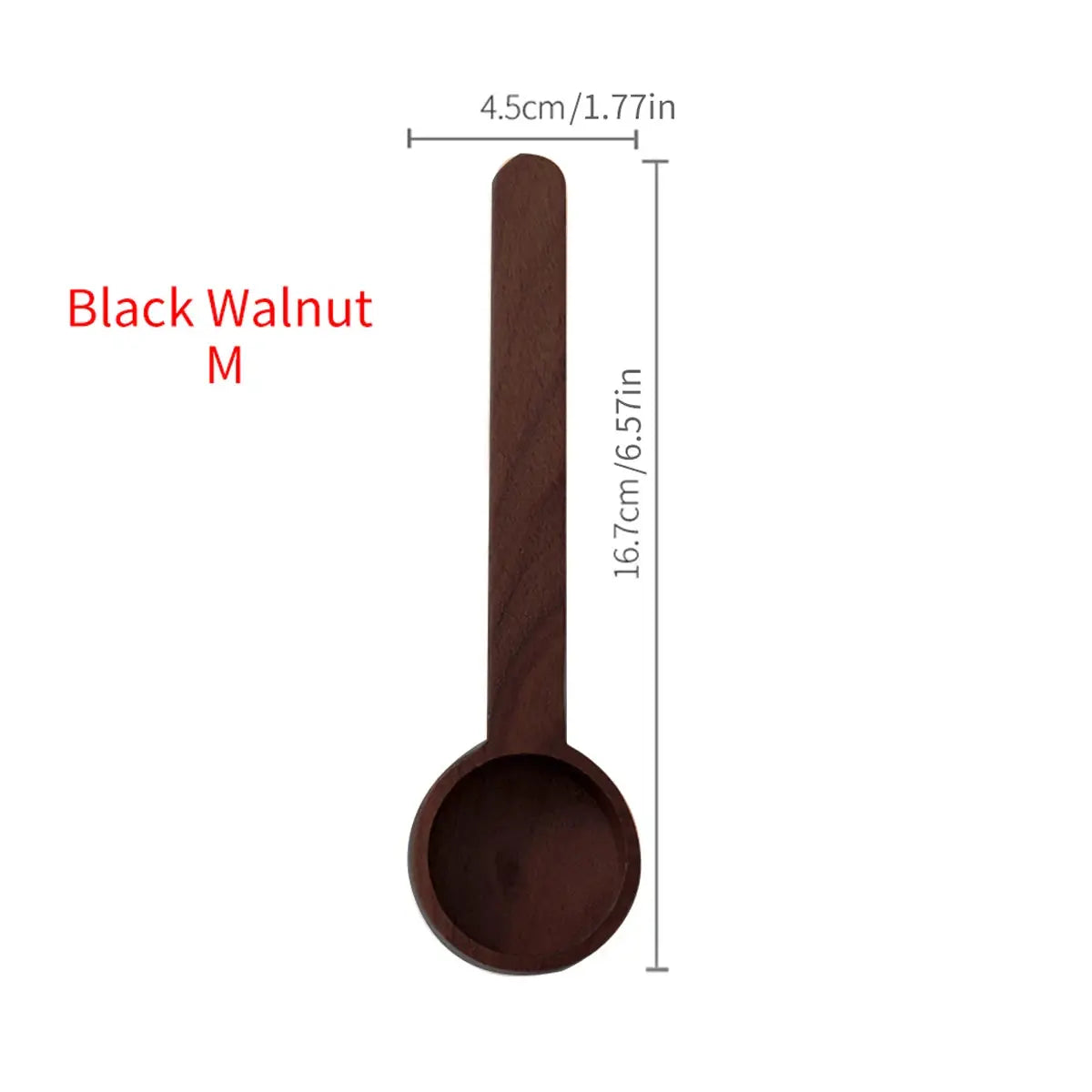 NatureWood Walnut Coffee Scoop Solid Wood Gram Measuring Spoon For Coffee Powder And Milk Powder