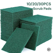 Grit Free Scrub Pads 10 And 30 Pack Scratch Free For Nonstick Pans Multipurpose Reusable Kitchen Sponges For Dishes