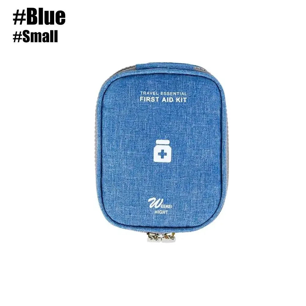 Family First Aid Kit Portable Outdoor Travel Storage Bag Large Capacity Layered Medicine Organizer