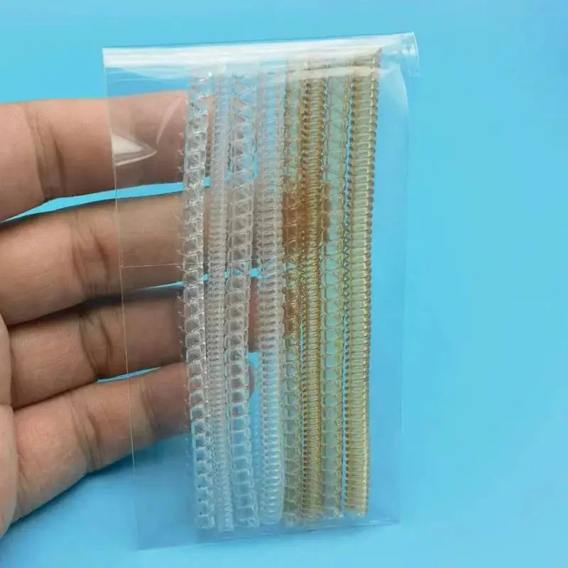 Set Of Eight Invisible Silicone Ring Guards Spiral Design For Loose Rings Ring Sizers Plastic
