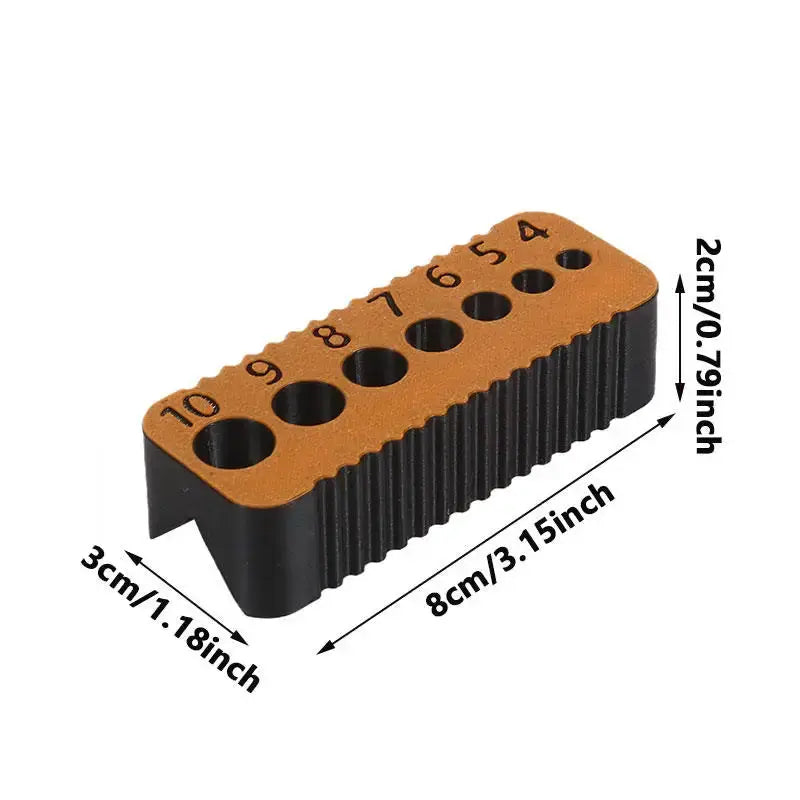 Drill Guide Jig For 4mm To 10mm Holes Diy Precision Block Joint Tool Multifunctional Accessory