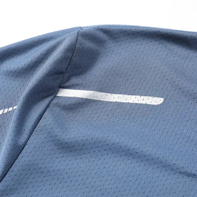 CHRLCK Mens Quick Dry Running Tee Breathable Soft Elastic Outdoor Sports Shirt For Hiking Fishing Summer