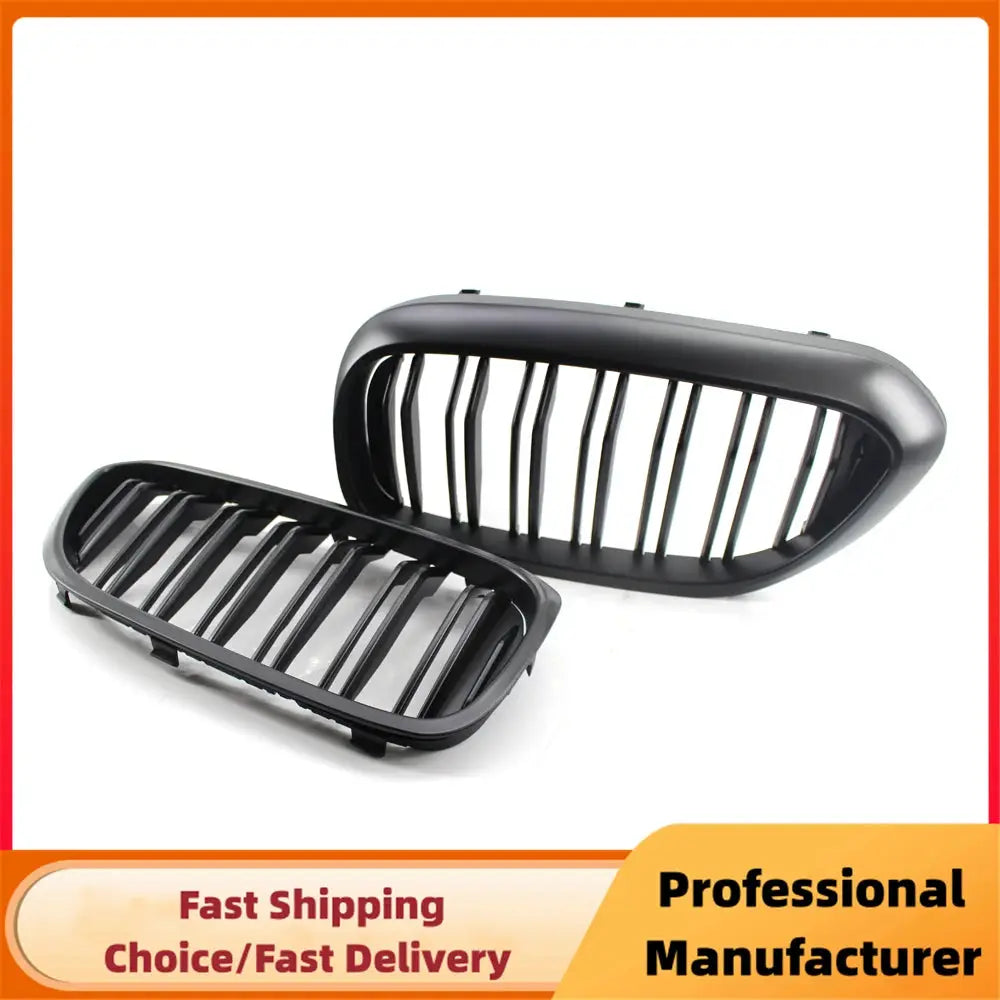 Simples Market BMW 5 Series G30/G31 kidney grille set, glossy black double-slat front bumper grilles (2 pieces)