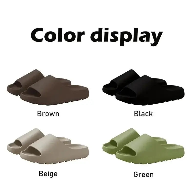 Coconut Slippers Cloud Thick Soles Sandals For Men And Women Ultra Comfortable EVA Beach Slides For Everyday Use