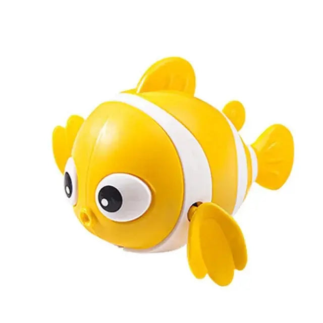 Baby Bath Toys Cute Floating Wind Up Fish Cartoon Animals Water Game Classic Clockwork Toys For Toddlers