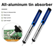 Aluminum Vacuum Desoldering Pump Solder Sucker Gun for Circuit Boards with Comfortable Grip