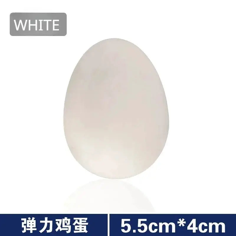 Novelty Bouncy Eggs Realistic Fake Rubber Bouncing Balls For Pranks And Pet Toy Farm Chicken Nesting Egg