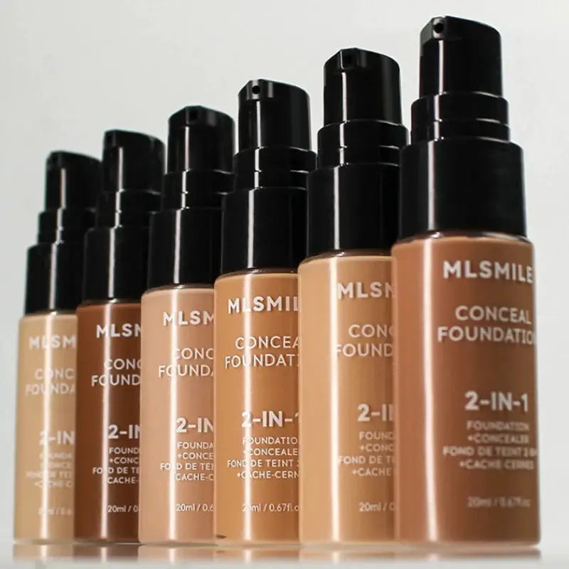 Oil Control Matte Foundation BB Cream Waterproof Full Coverage Concealer Liquid Base Professional Makeup