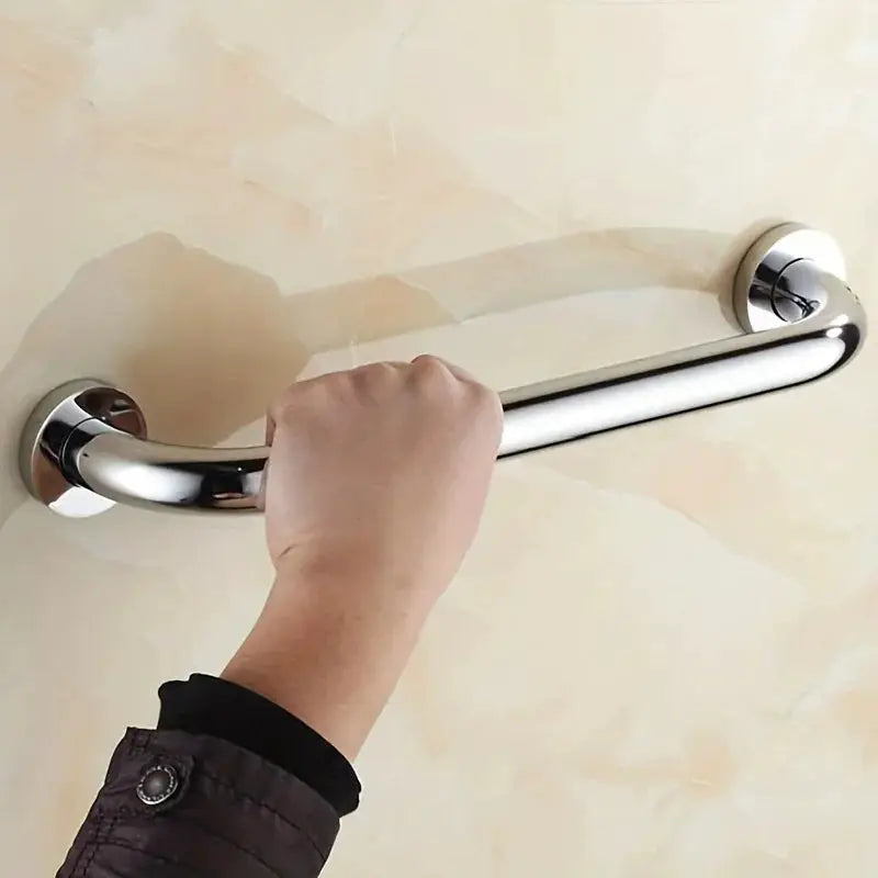 304 stainless steel bathroom grab bar, wall-mounted chrome finish for accessible bathrooms