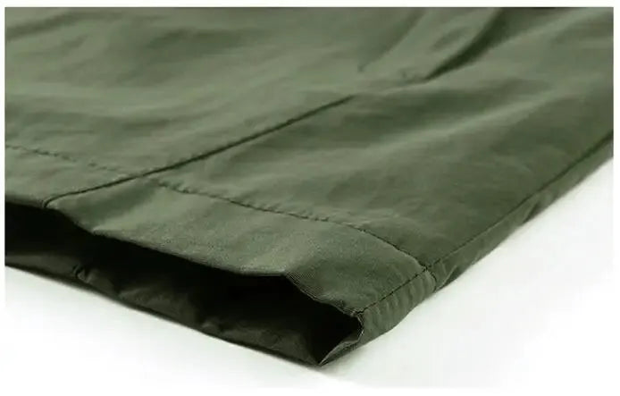 Men's outdoor cargo vest olive green fabric Simples Market