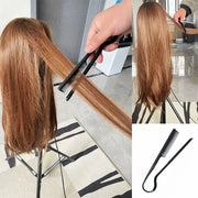 V Comb Hair Straightening Finishing Tool For Quick Style Touch Ups Sustainable Wheat Straw Clip For Wigs