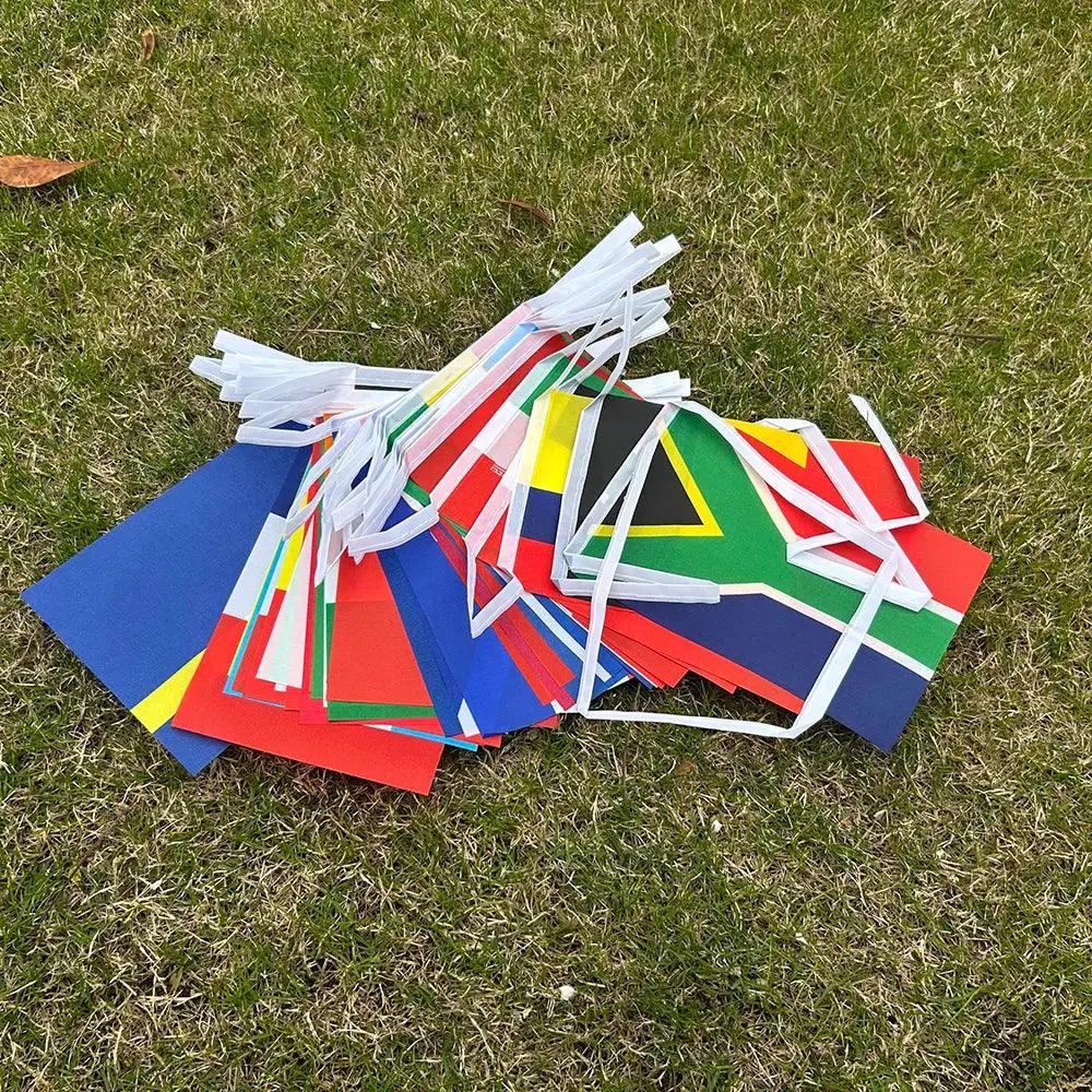 World Flags Bunting 42 48 Pcs 14x21cm String Banner Garlands