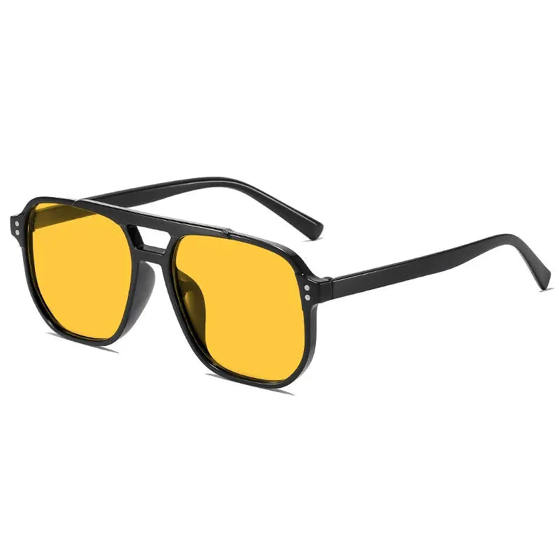 Designer Vintage Big Square Sunglasses Unisex UV400 Protection for Men and Women