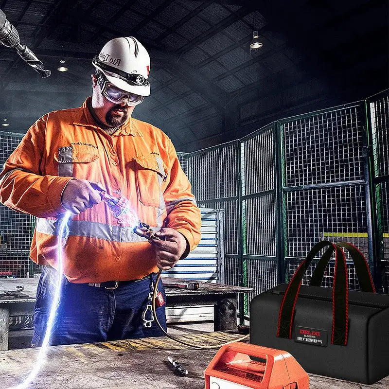 Delixi Electric Tool Bag Oxford Cloth Portable Storage Bag For Electricians And Carpenters Home Use