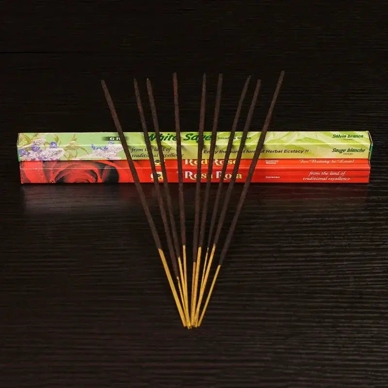 Natural Tibetan White Sage Incense Sticks In Tubes Joss Sticks Home Fragrance Bulk Indian Incense For Calm Focus