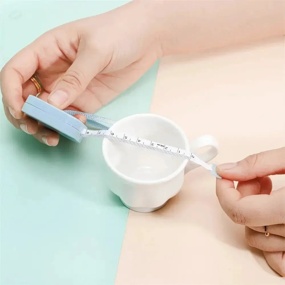 Retractable Double Scale Tape Measure For Body Measurements Waist Clothes Tailor Measuring Tool
