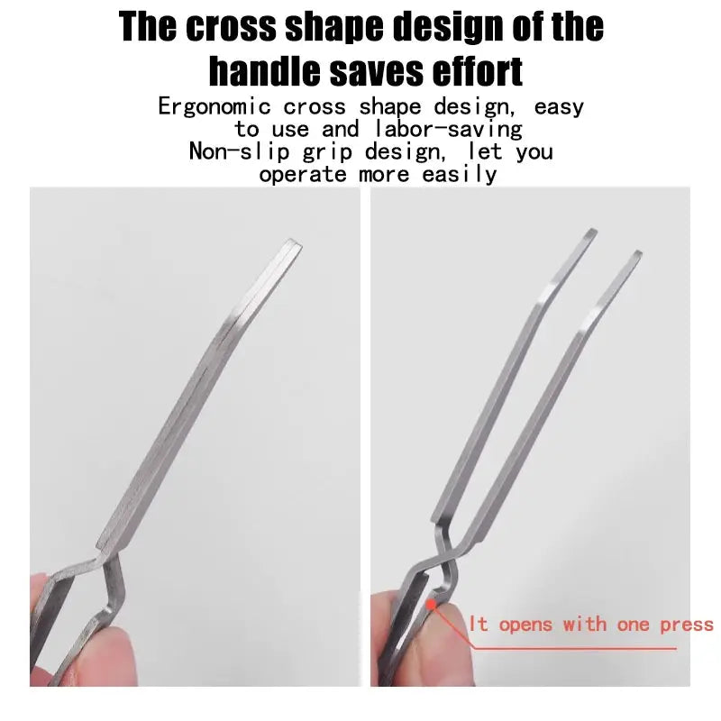 Multifunction Stainless Steel Nail Art Shaping Tweezers Cross Nail Clip Manicure Tools Fashion New Nail Art Tool