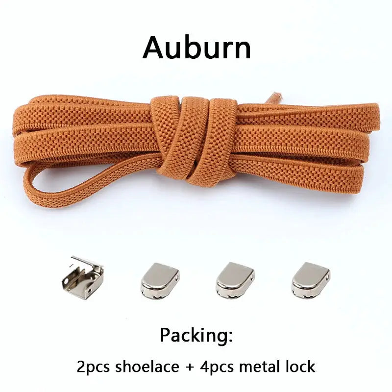 FlexFit No Tie Elastic Shoelaces One Size Fits All Adults And Kids Quick Slip On Shoes