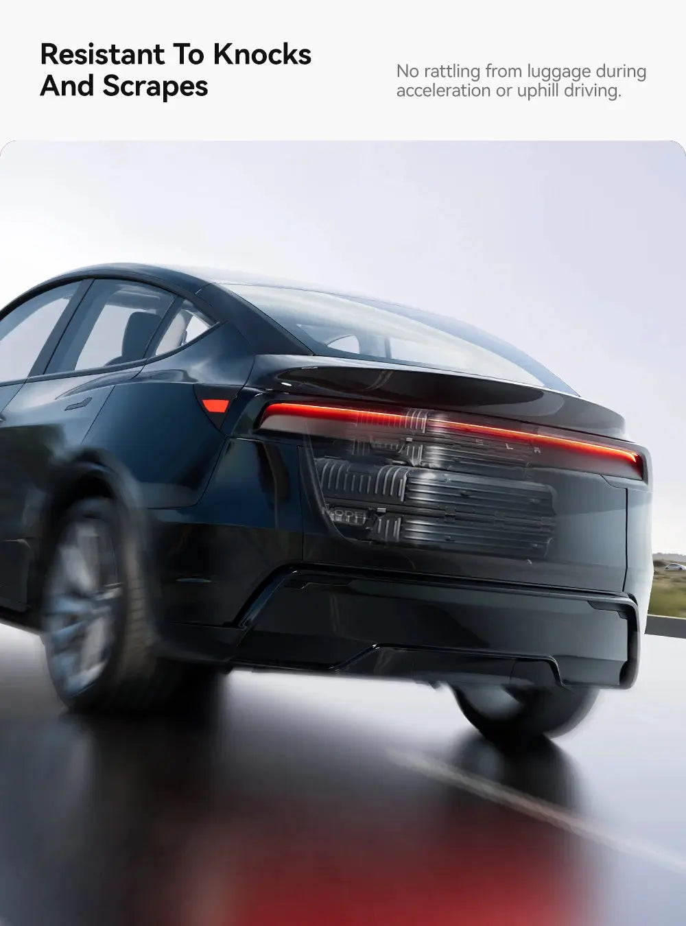Trunk mat for Tesla Model Y Juniper by Simples Market, TPE anti-dirt protection pad