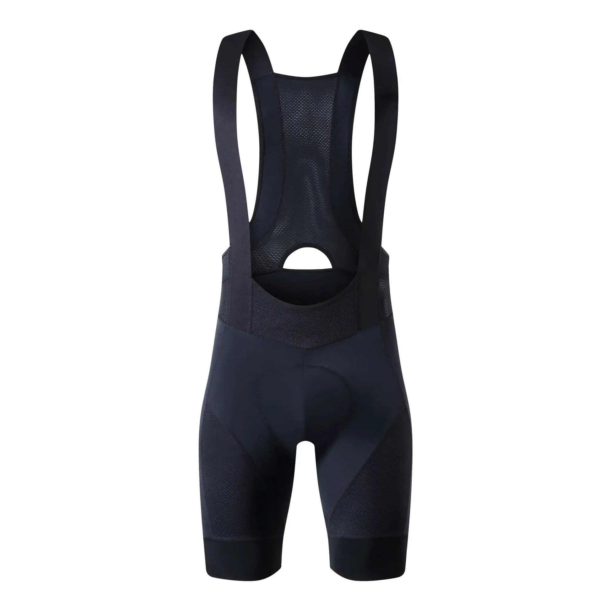 YKYWBIKE men's cycling bib shorts with sponge padding, black mesh back and shoulder straps
