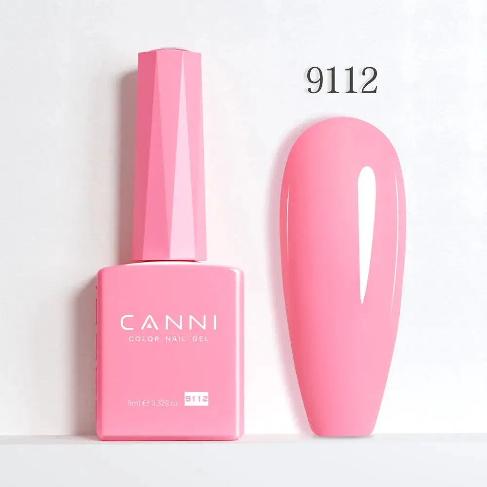 Canni Hema Free Nail Gel Polish Christmas Red Collection Semi Permanent 9ml Long Lasting Shine