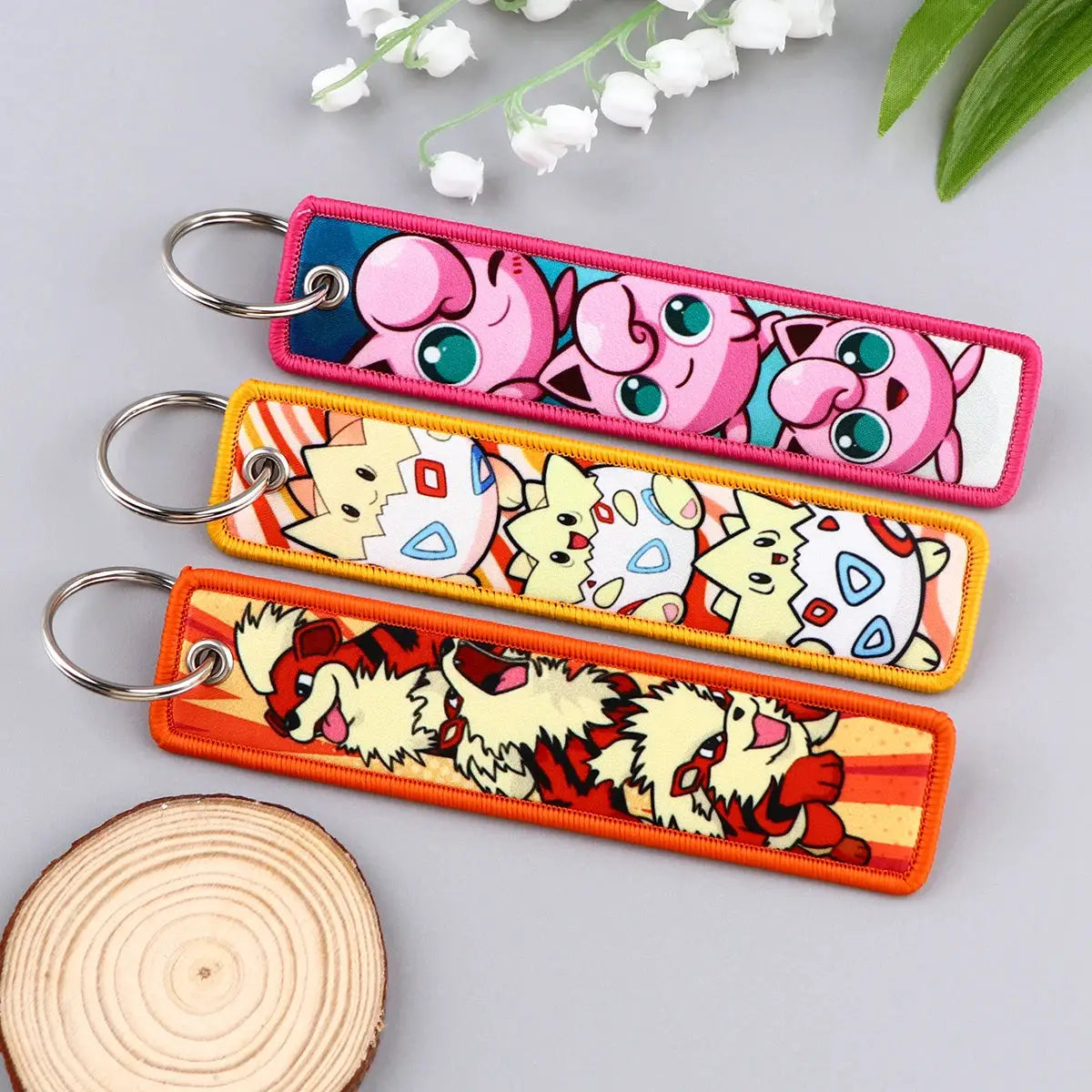 Gengar and Mewtwo Anime Keychain Zinc Alloy Double Sided Key Tag for Keys Car Motorcycle Gift for Men Women