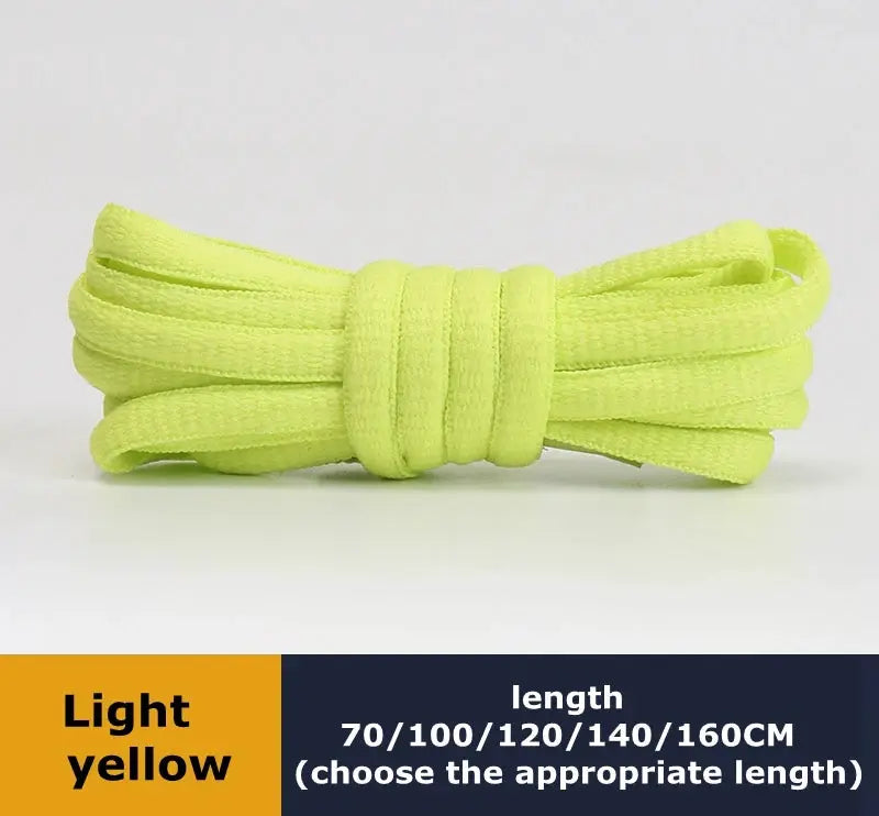 Shoelaces, Simples Market; light-yellow round laces, 1 pair, lengths 70-160 cm