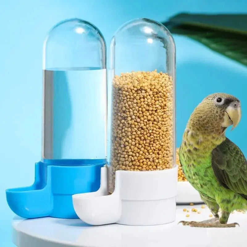 Hanging Pet Feeder And Water Dispenser For Birds Parrots Durable Non Toxic PP Plastic Cage Accessory
